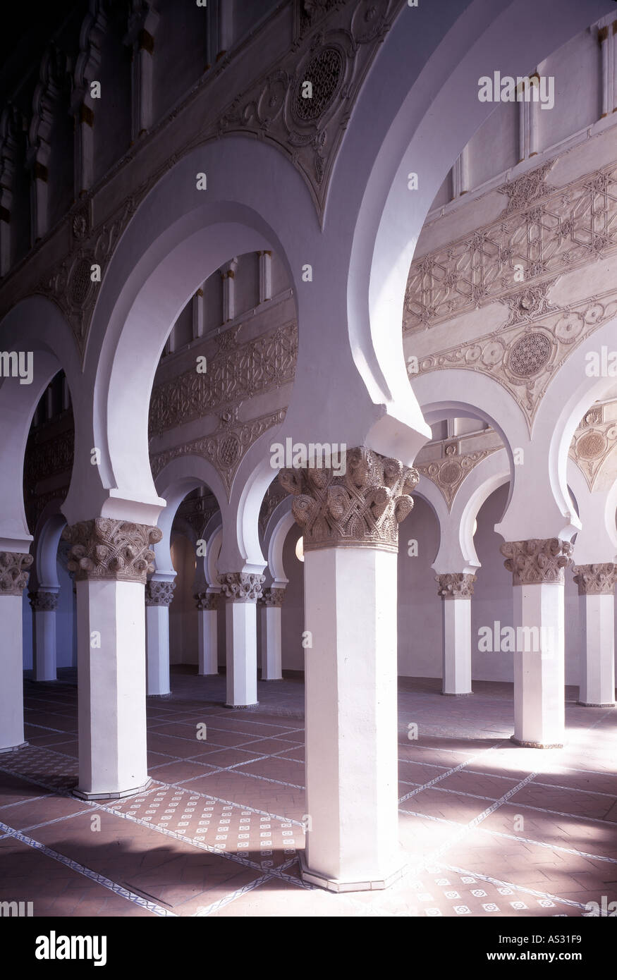 Toledo, Santa Maria la Blanca, Dependance Synagoge, Nach 1250 Stockfoto