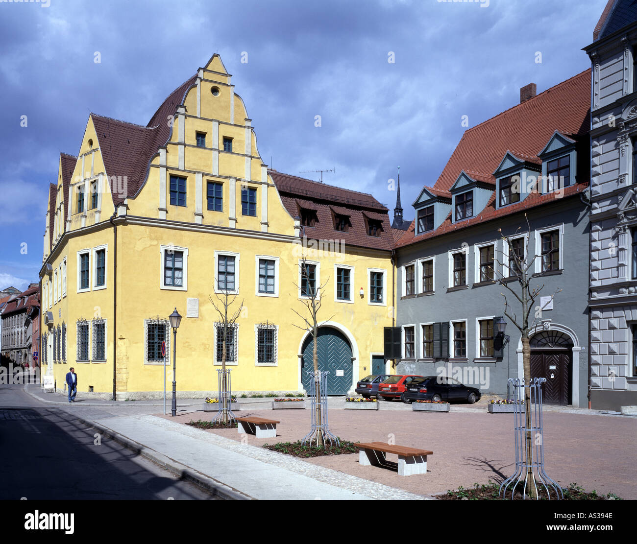 Halle, Stadtmuseum "Christian-Wolff-Haus", Große Märkerstrasse 10 Stockfoto