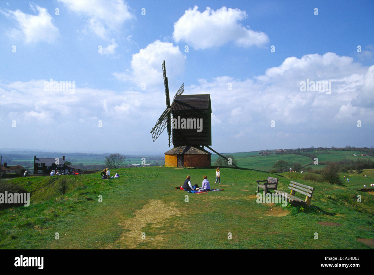 Brill Windmühle - Buckinghamshire Stockfoto