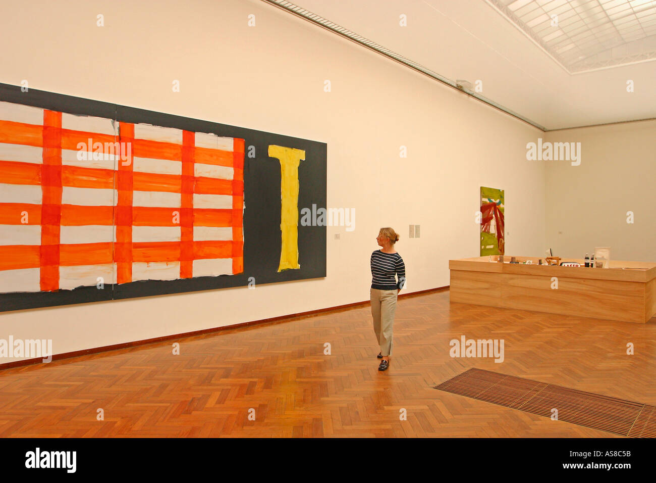 Stedelijk Museum Amsterdam Holland Interieur Stockfoto
