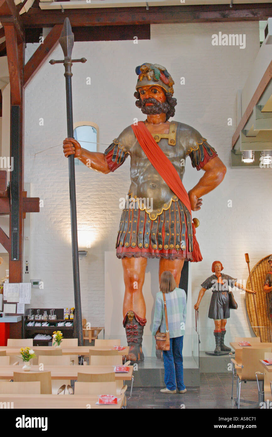 Amsterdam Holland David und Goliath im History Museum restaurant Stockfoto