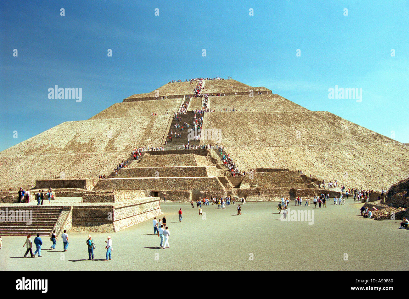Pyramide des Mondes Teotihuacan Mexiko Stockfoto