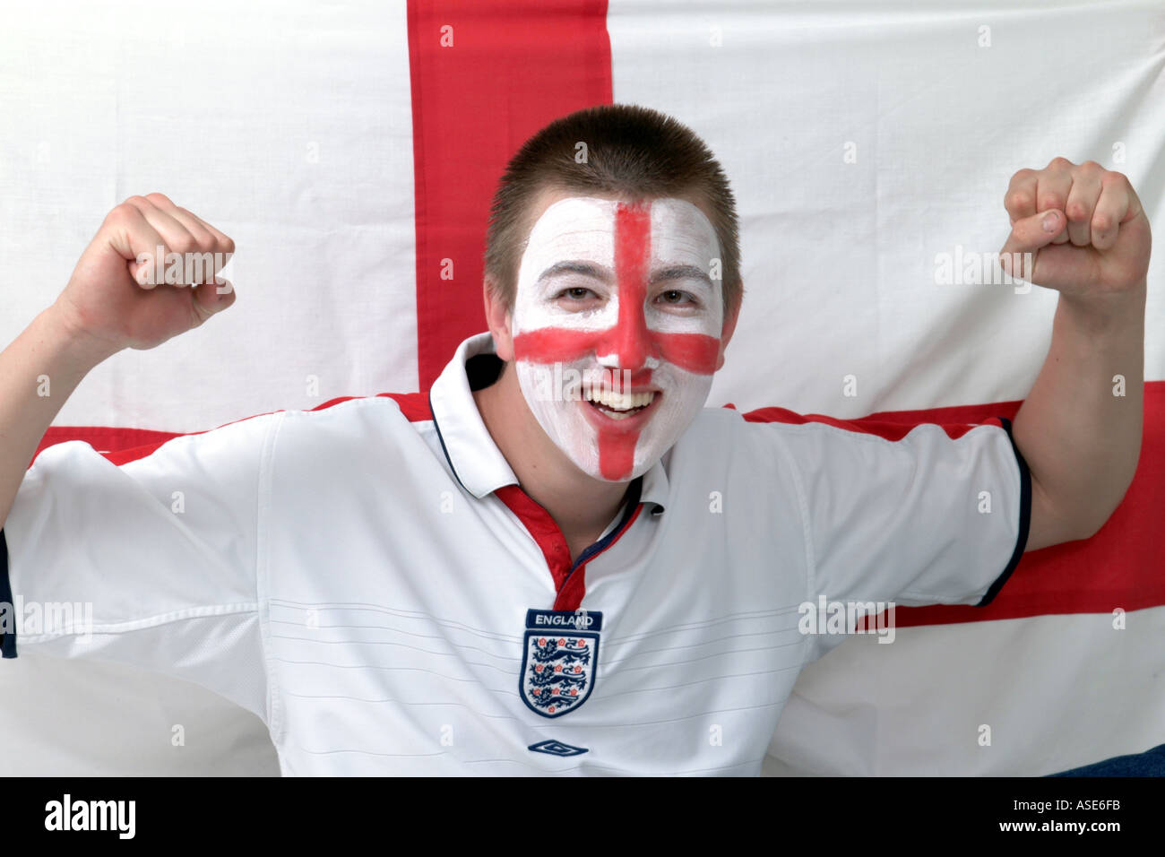 England Fußball-Fans 02 Stockfoto