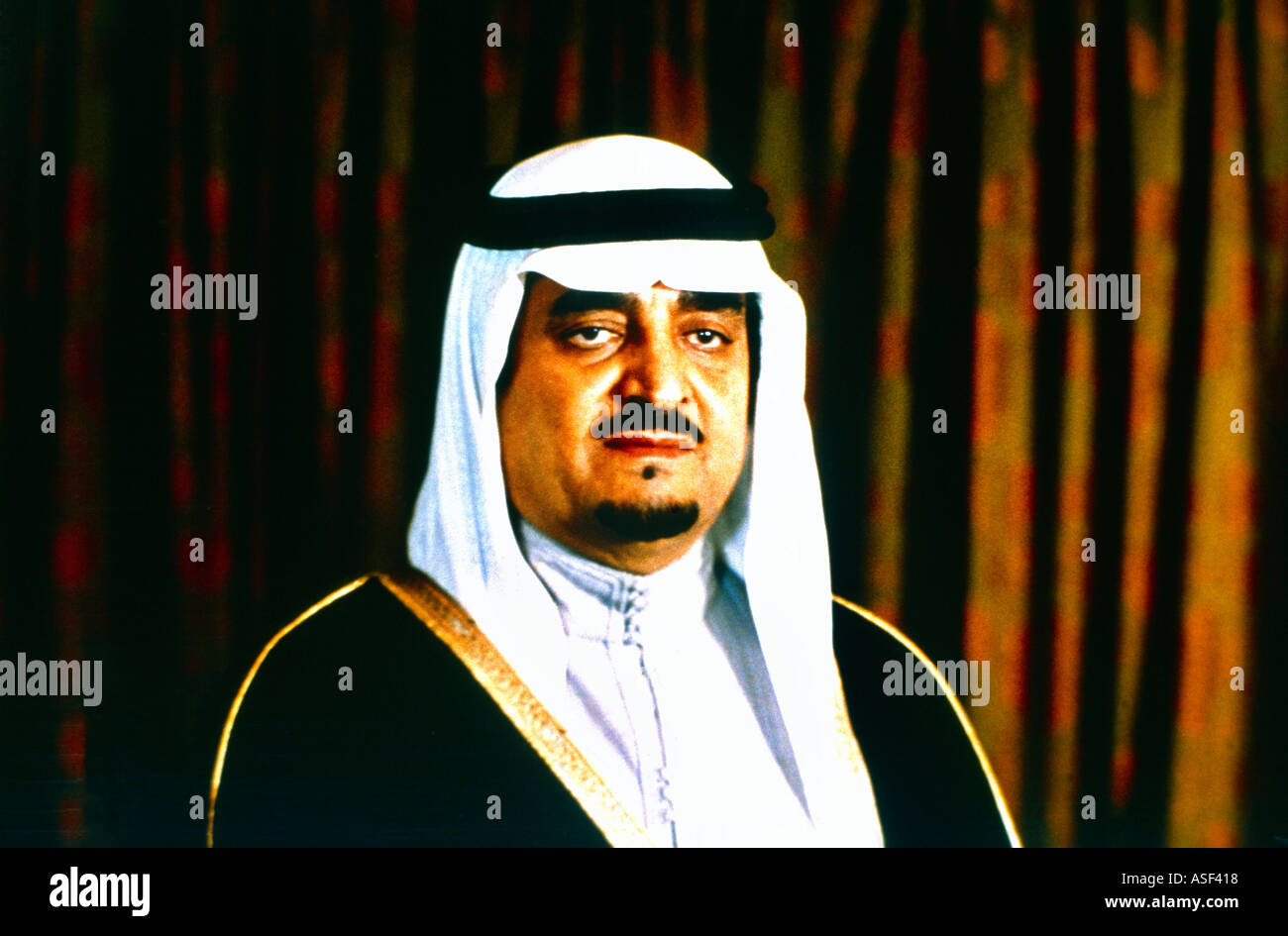 Saudi-Arabien König Fahd bin Abdulaziz Al Saud regierte 1982 bis 2005 Stockfoto