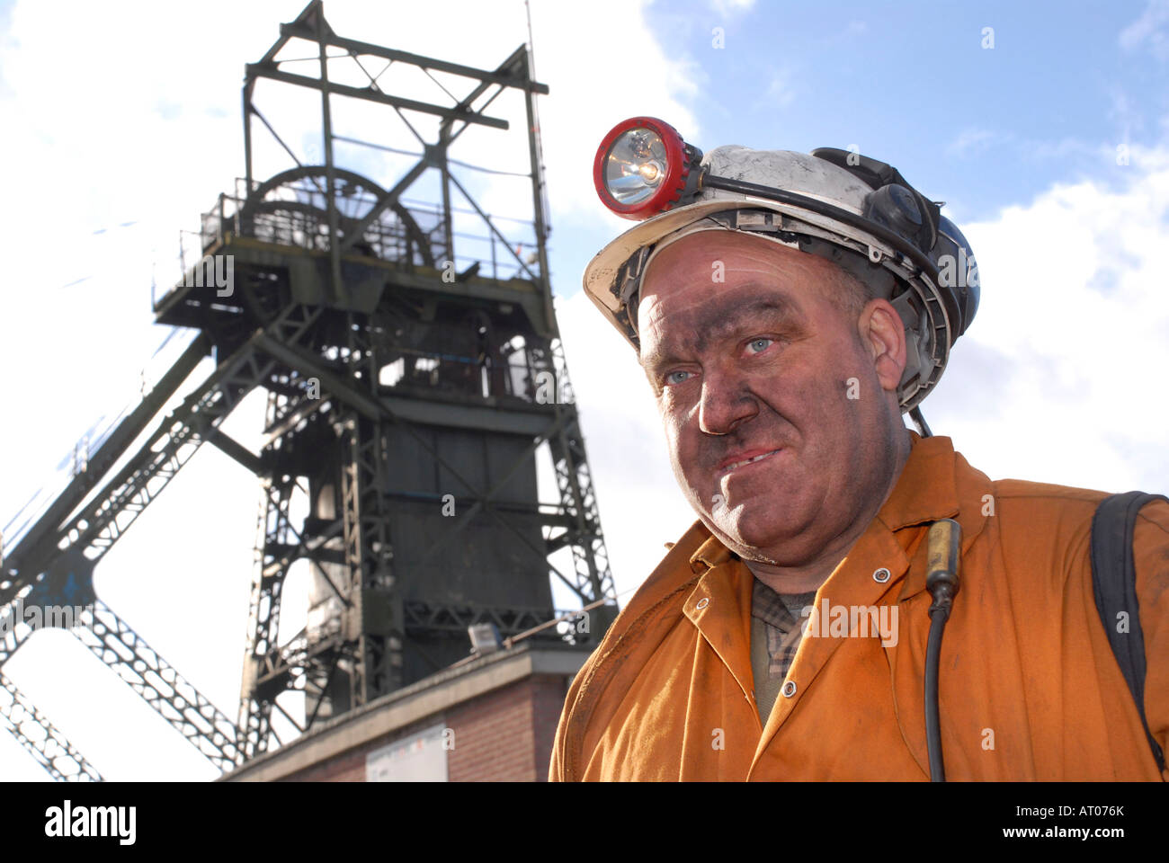 Grube Schließung Tag Tower Colliery Hirwaun Stockfoto
