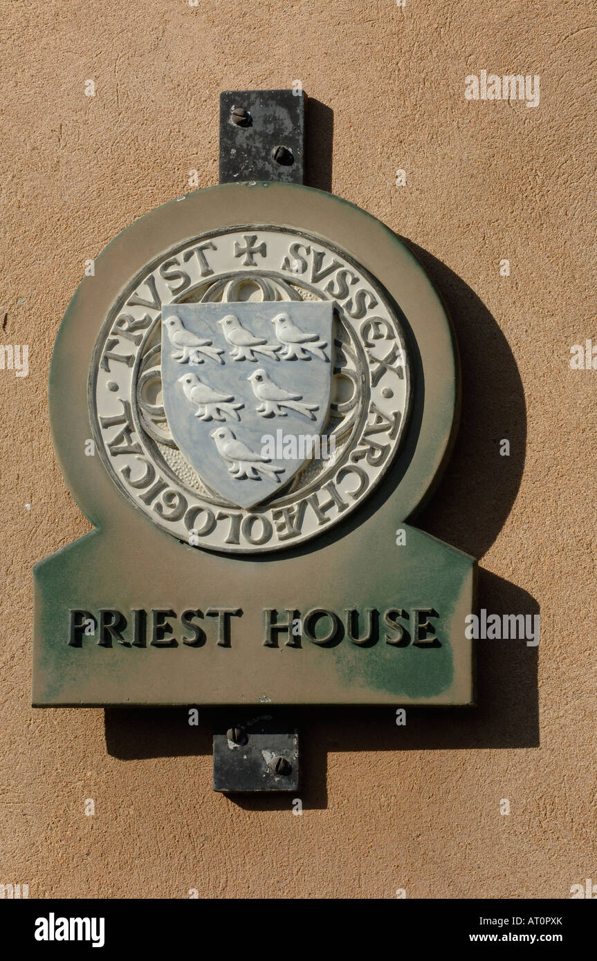 Die Priester-Haus in West Hoathly auf Ashdown Forest, East Sussex. Bild von Jim Holden. Stockfoto