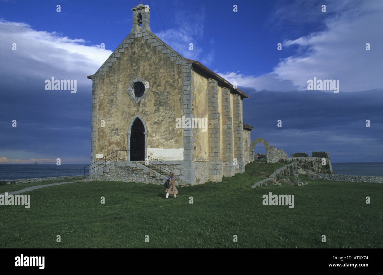 Einsiedelei von Santa Catalina Mundaka Vizcaya der baskischen Land Spanien Stockfoto