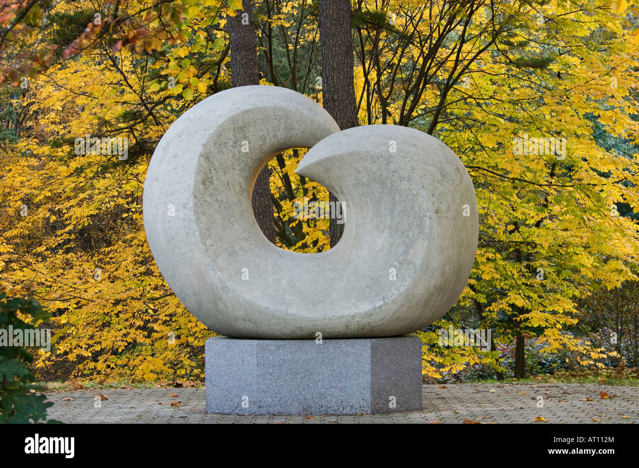 Stein-Skulptur in Bernheim Arboretum und Forschung Wald Bullitt County Kentucky Stockfoto