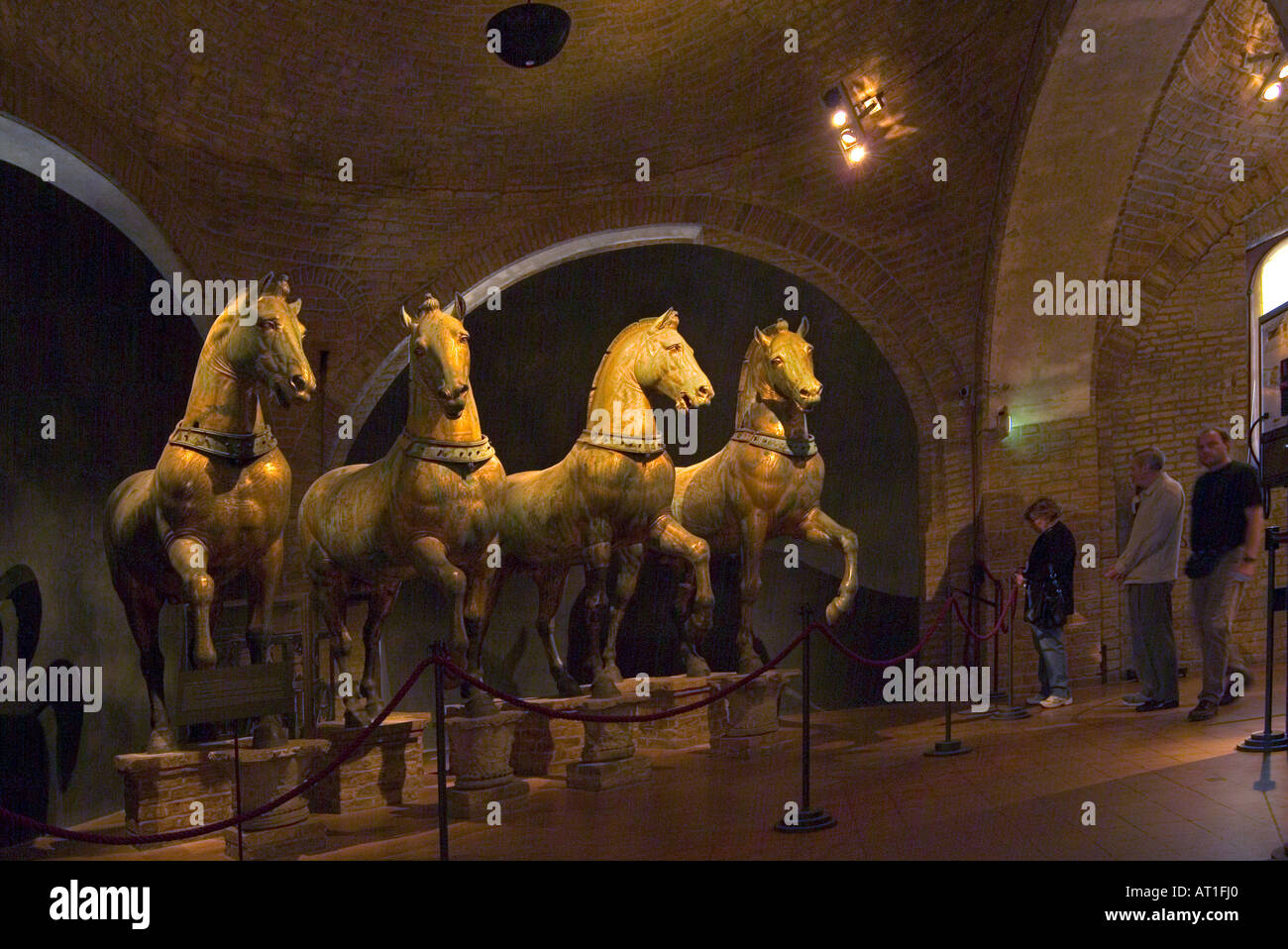 Italien, Venedig, die Pferde von der St.-Markus-Kathedrale Stockfoto