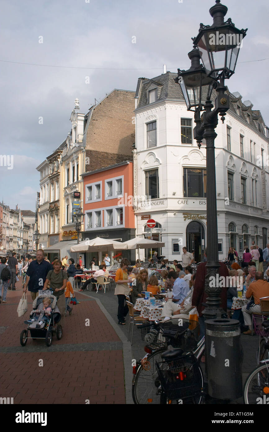 Straßenszene in Bonn Stockfoto