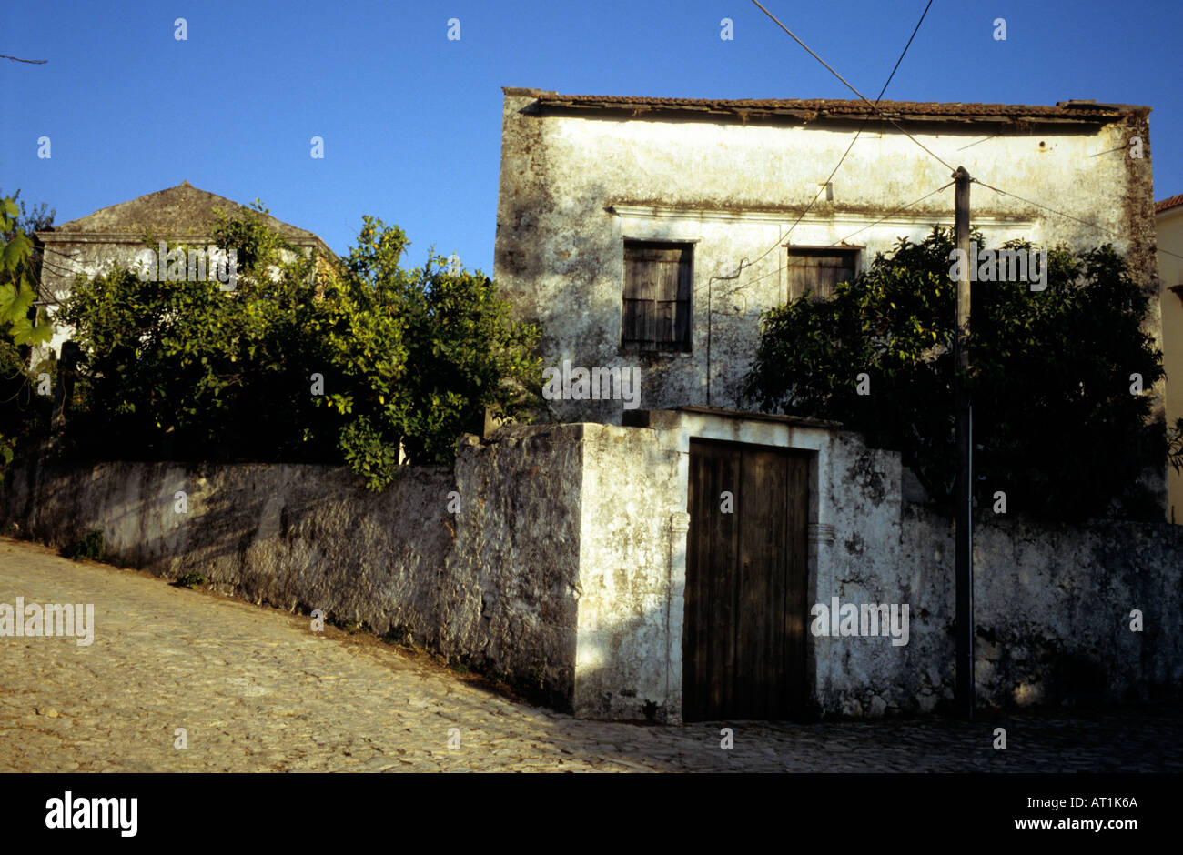 Typischen kretischen Gebäude im Dorf Vamos Kreta Griechenland Stockfoto