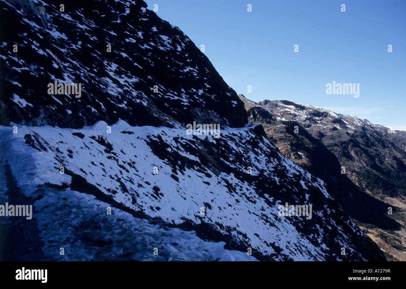Sela-Pass in einer Höhe von 14000 ft, Arunachal Pradesh, Indien Stockfoto