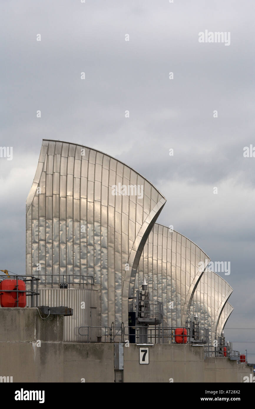 Thames Barrier Woolwich Docklands London Stadt england Stockfoto
