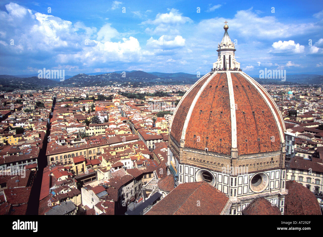 Florenz Duomo und Skyline von Brunelleschi s Kuppel Kathedrale Florenz Toskana Italien Italia Europa Stockfoto