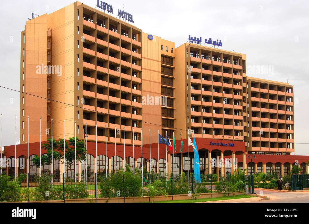 Libyen Hotel Sofitel Ouaga 2000 Ouagadougou Burkina Faso Stockfoto