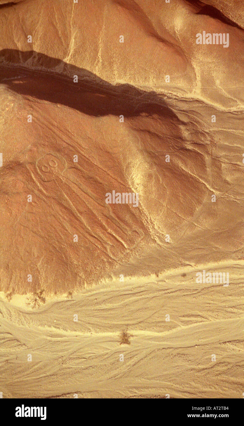 Luftaufnahme von Nasca, Peru Stockfoto