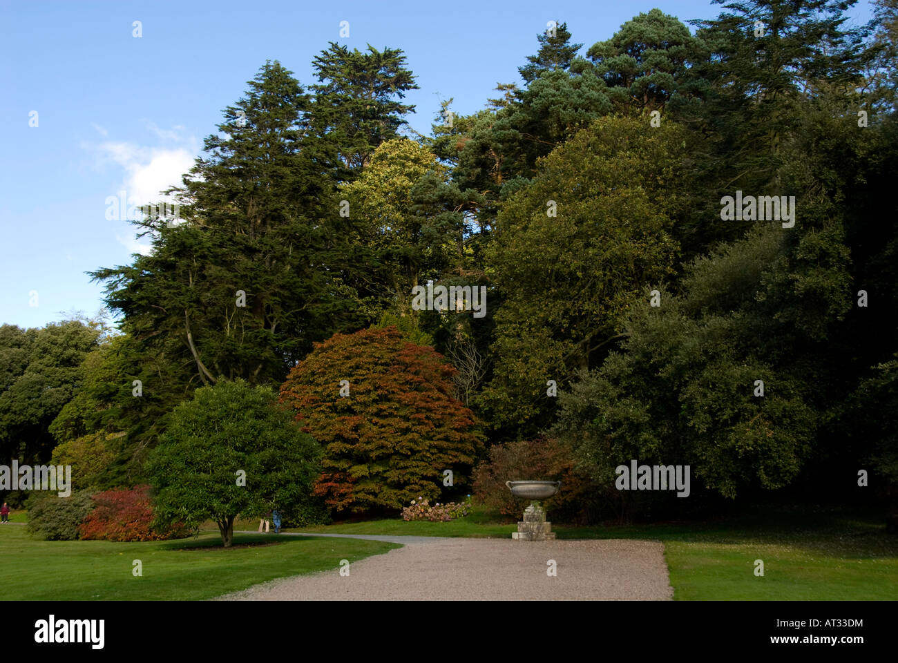 Nordirland Mount Stewart House und Gärten Tempel der Winde Stockfoto