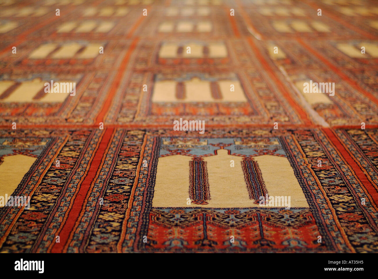Teppich in der blauen Moschee in Istanbul, Türkei Stockfotografie - Alamy