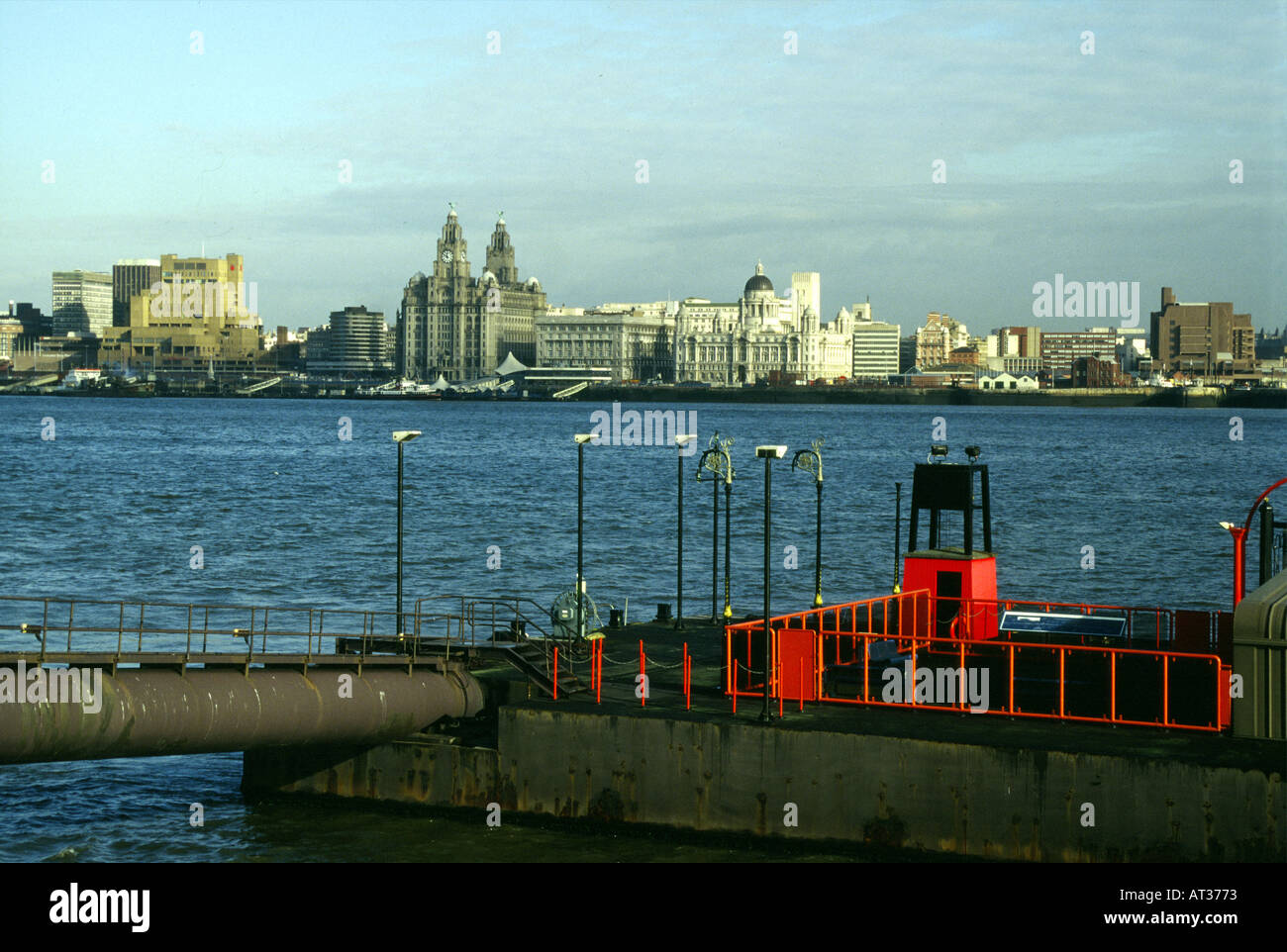 Die Mersey Liverpool England UK GB Großbritannien Stockfoto