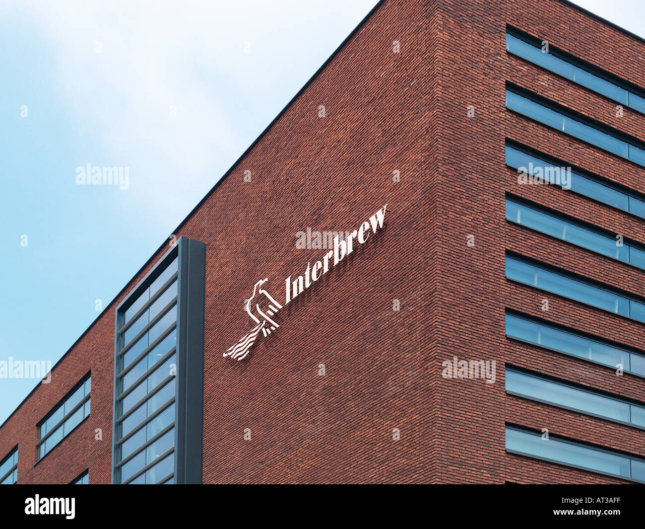 Der Hauptsitz von Interbrew, einer der größten Brauereien der Welt Breda Niederlande Stockfoto