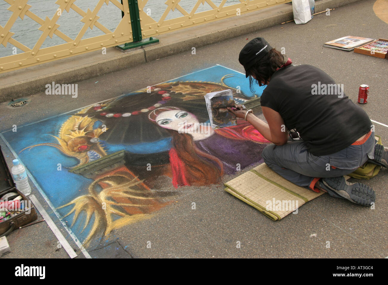 Kreide Kunst Sydney Stockfoto