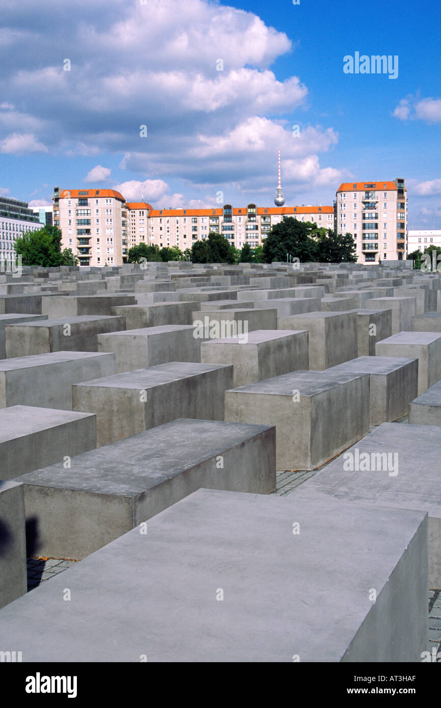 Denkmal für die ermordeten Juden Europas-Berlin-Deutschland Stockfoto