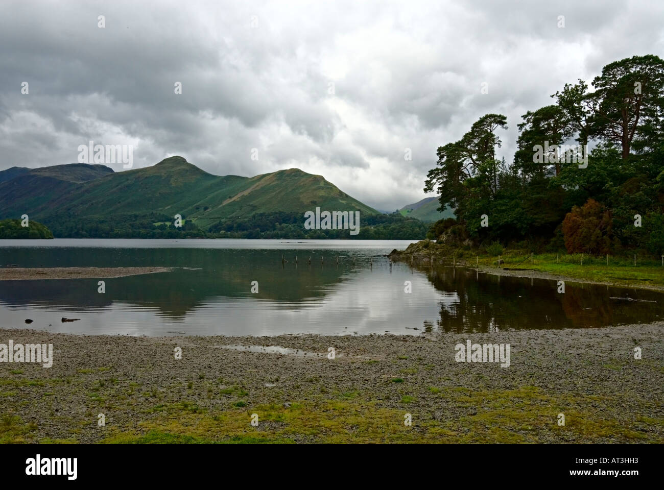 Derwent Water und Mönchs Crag Lake District National Park Stockfoto