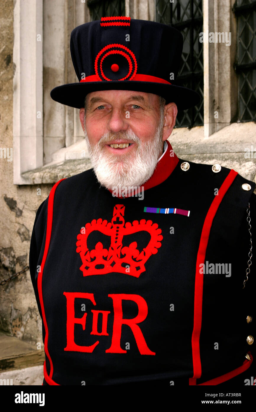 UK London Tower of London Yeoman Guard Ken Bryant Stockfoto