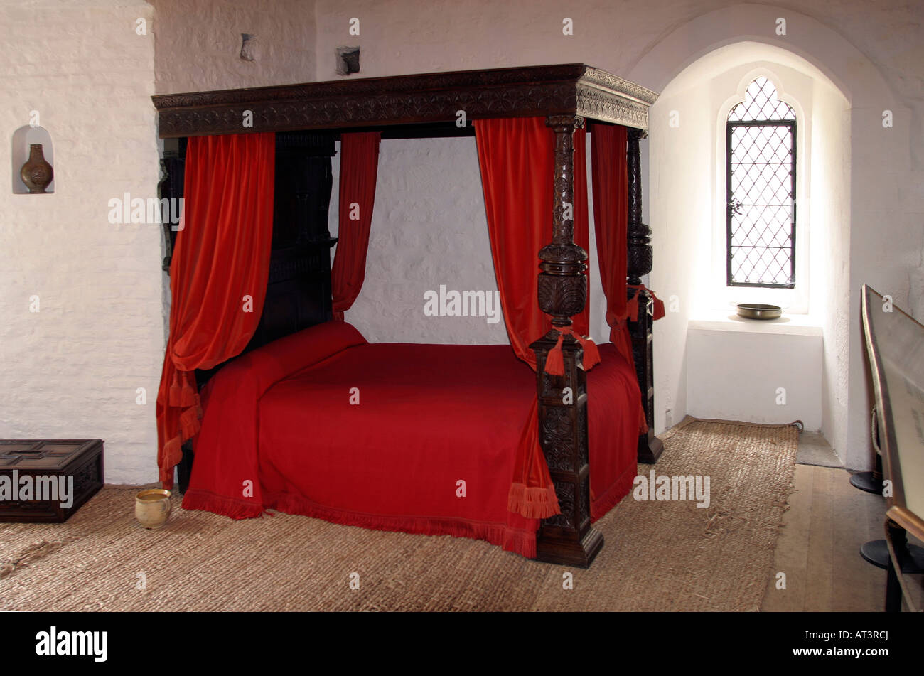 UK London Tower von London Bloody Tower Sir Walter Raleighs Schlafzimmer Stockfoto