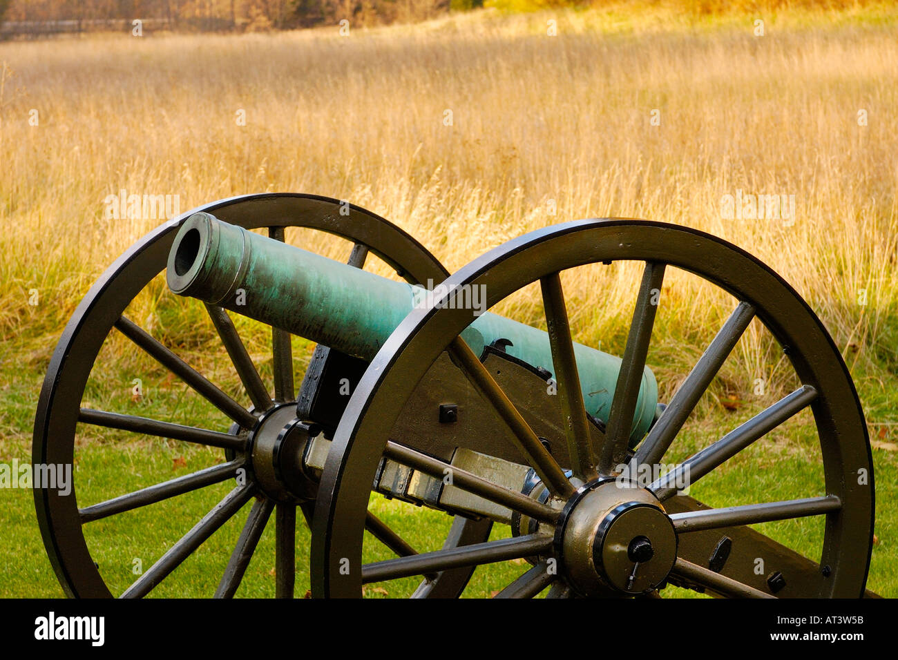 Kanonen in Bereichen des Antietam National Schlachtfeldes Stockfoto