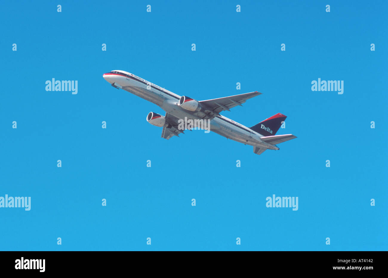 Delta Airlines Boeing 767 auf ausziehen Stockfoto