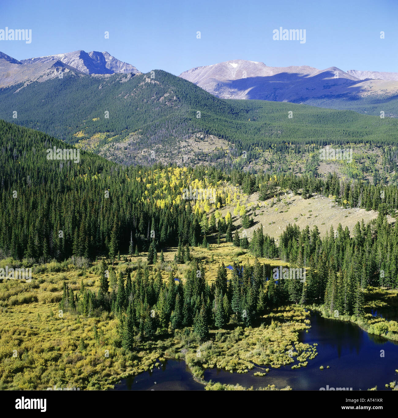 Geographie / Reisen, USA, Colorado, Rocky Mountain Nationalpark, Landschaft, Landschaften, Berge, Stockfoto