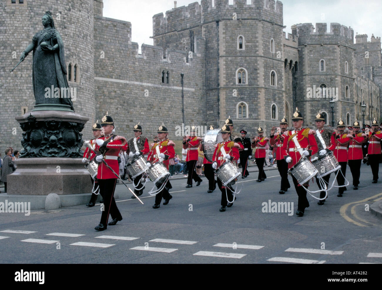 Guards Band, Schloss Windsor, Berkshire Stockfoto