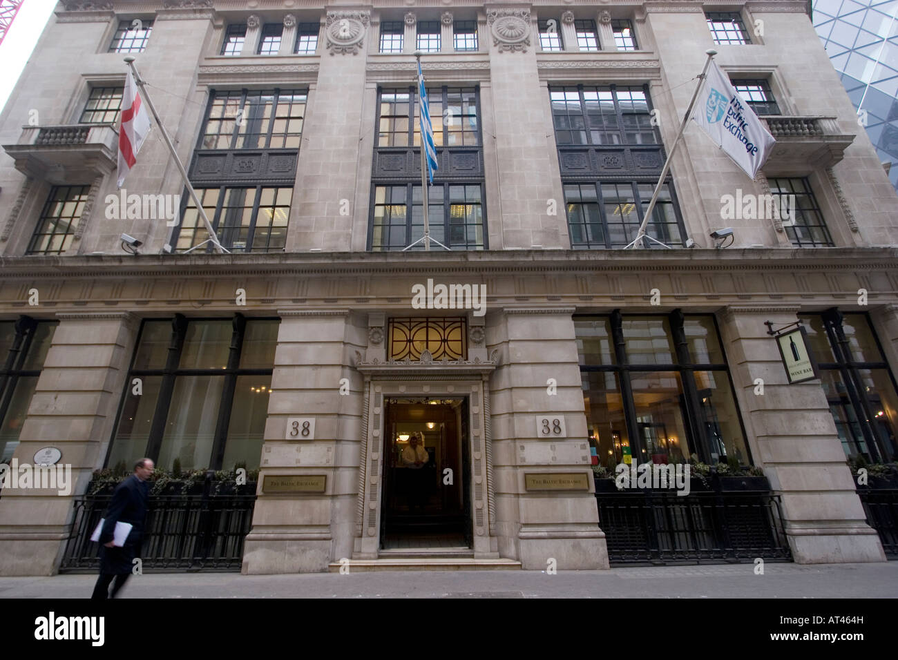 Die Baltic Exchange City von London Stockfoto