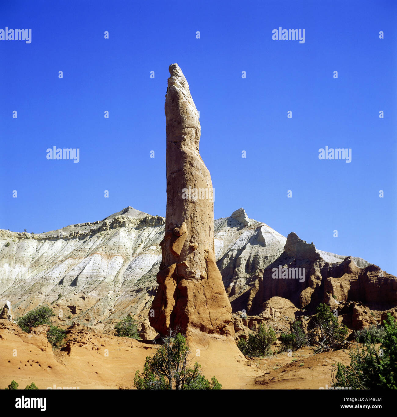 Geographie / Reisen, USA, Utah, Kodachrome Basin, Spire Rock, besondere geologische Formationen Stockfoto