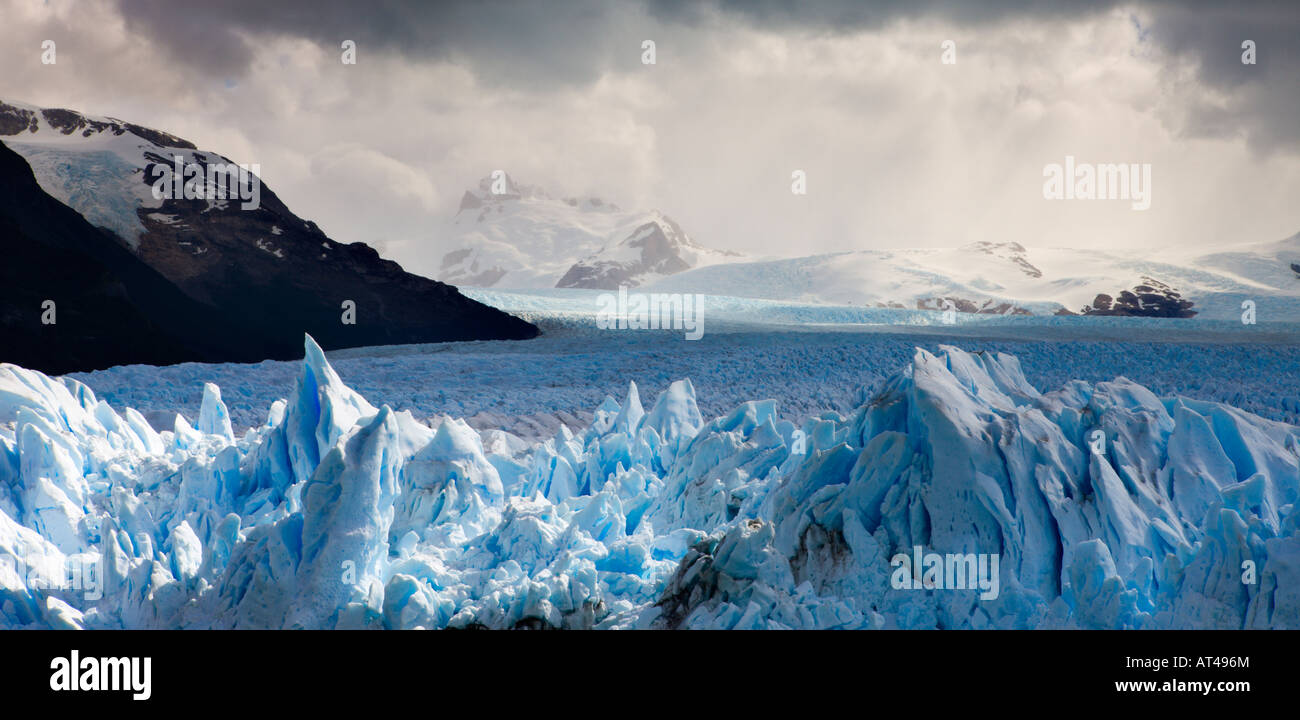 Die spektakulären Perito Moreno Gletscher, Nationalpark Los Tundrazone, Argentinien Stockfoto