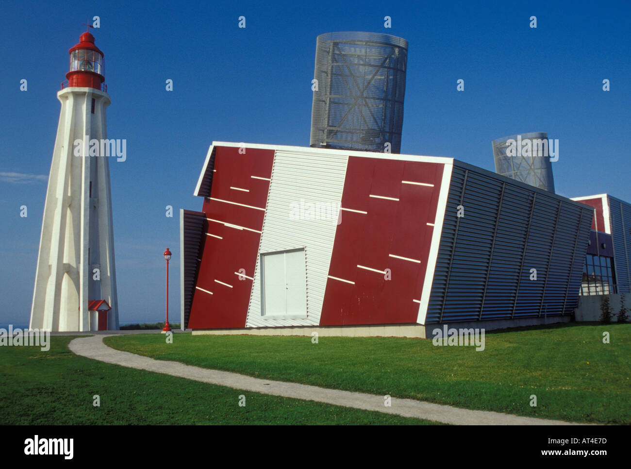 AJ20801, Pointe au Pere National Historic Site, Rimouski, Quebec, Kanada, St.-Lorenz-Golf Stockfoto