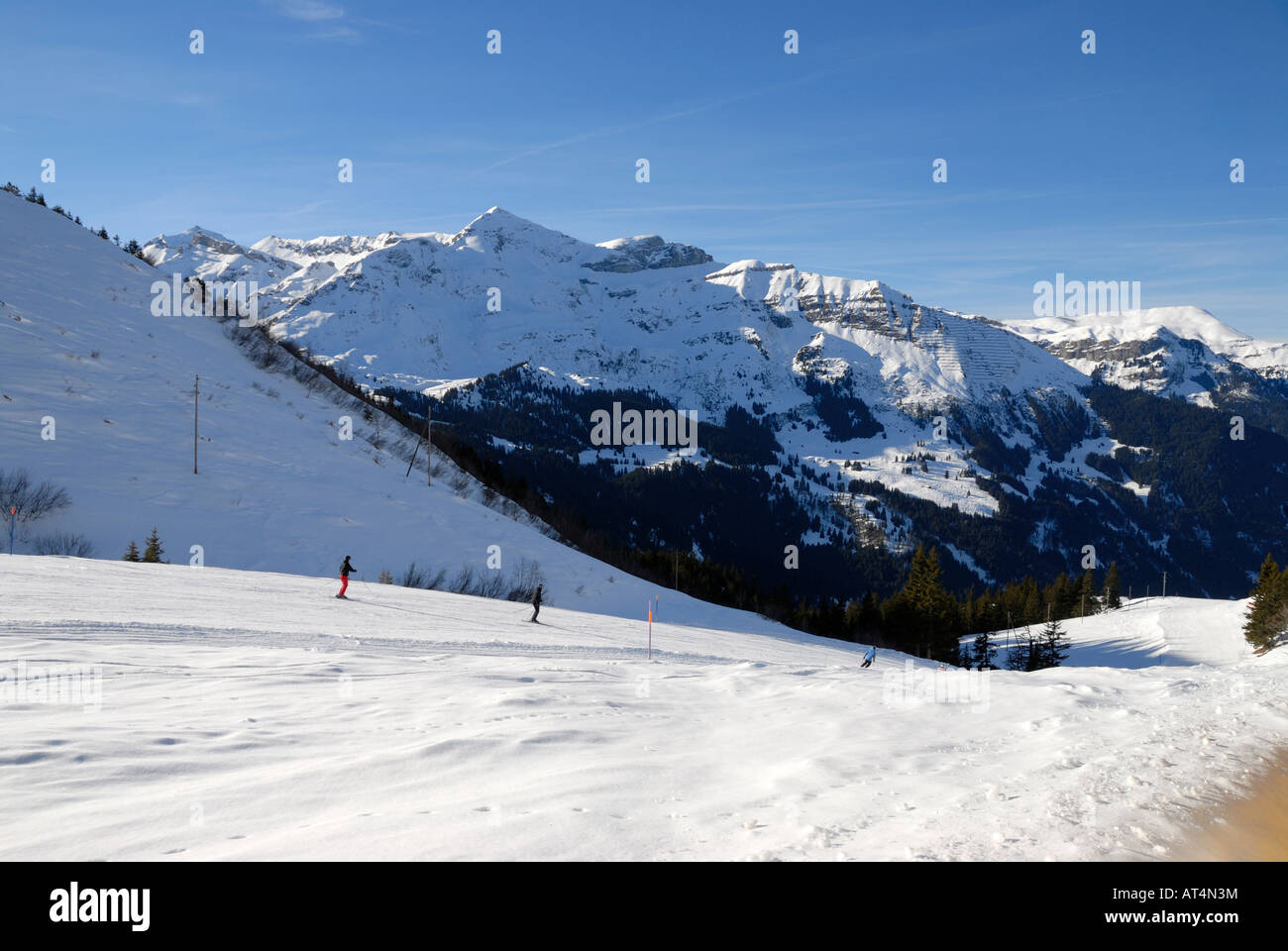 Europäischen Alpen-Blick von der Jungfrau-Bahn-Top of Europe Stockfoto