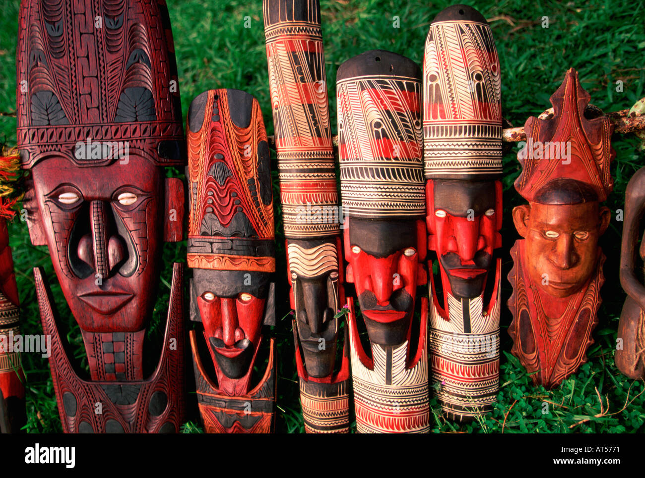 Masken-Madang Papua-Neu-Guinea Stockfoto