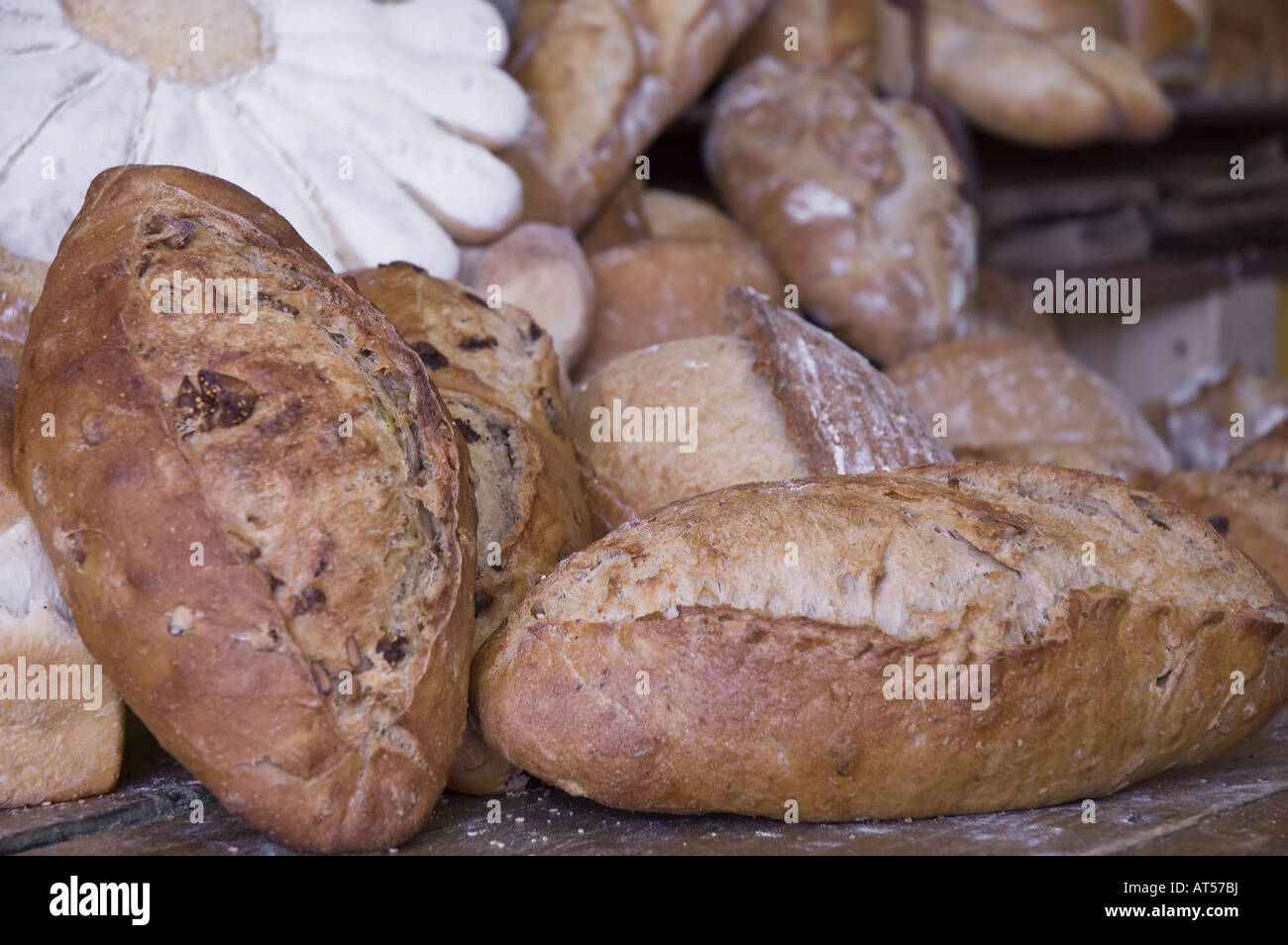 Frische hausgemachte Brot Stockfoto