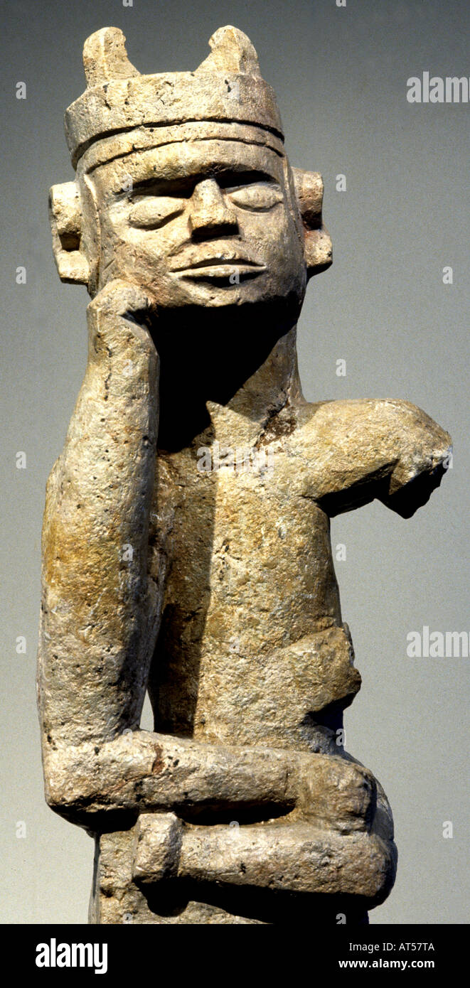 amerikanischen Kulturen Skulptur Statue religion Stockfoto