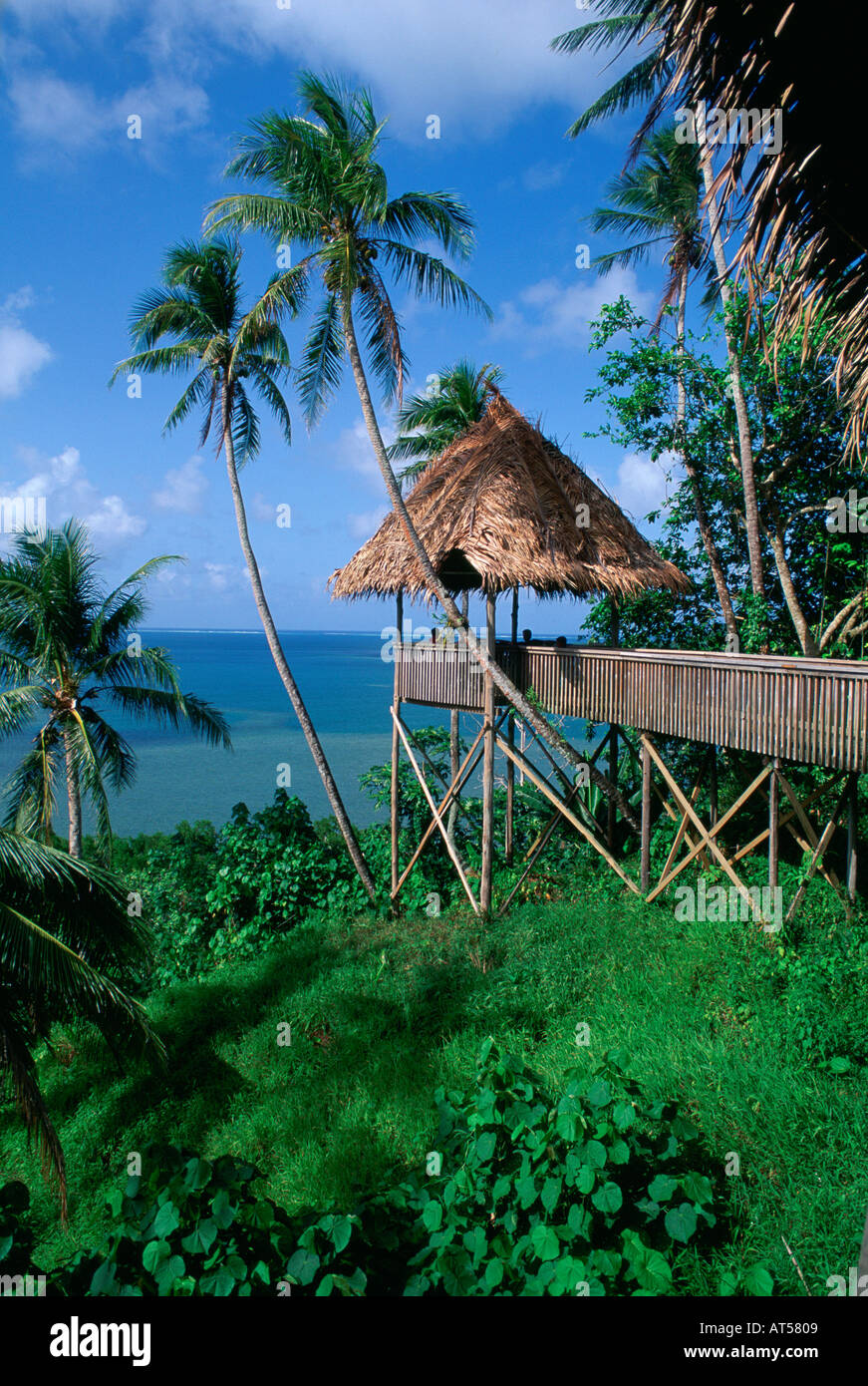 Village Hotel Pohnpei Mikronesien Stockfoto