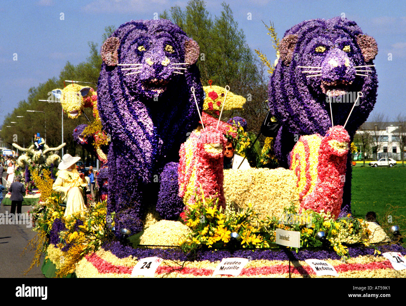 Keukenhof Lisse Sassenheim Blume Corso floral Prozession Festzug Parade Niederlande Holland Stockfoto