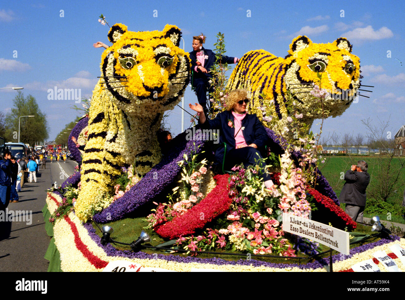 Keukenhof Lisse Sassenheim Blume Corso floral Prozession Festzug Parade Niederlande Holland Stockfoto