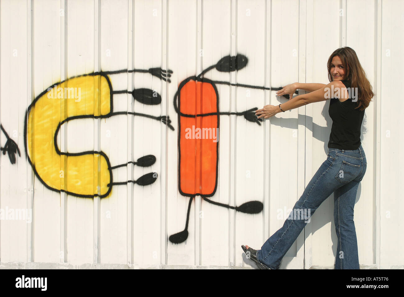 Spaß Mit Grafik Stockfoto