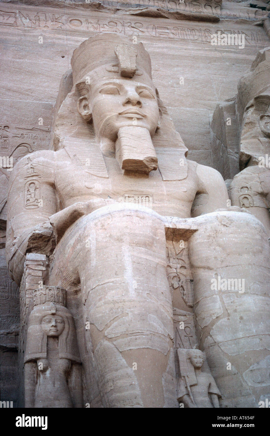 Abu Simbel, Nasser-See, Ägypten. Ober-Ägypten / Nubien, Ägypten. Abu Simbel, Nasser-See, Ägypten. Ober-Ägypten / Nubien, Ägypten. Abu Simbel, Nasser-See, Ägypten. Stockfoto