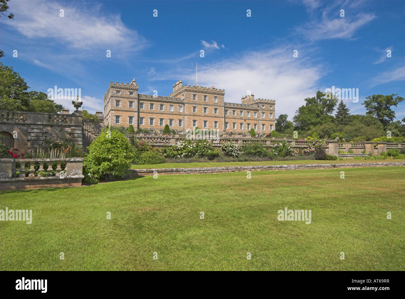 Mellerstain Haus nr grenzt Kelso Scottish Stockfoto