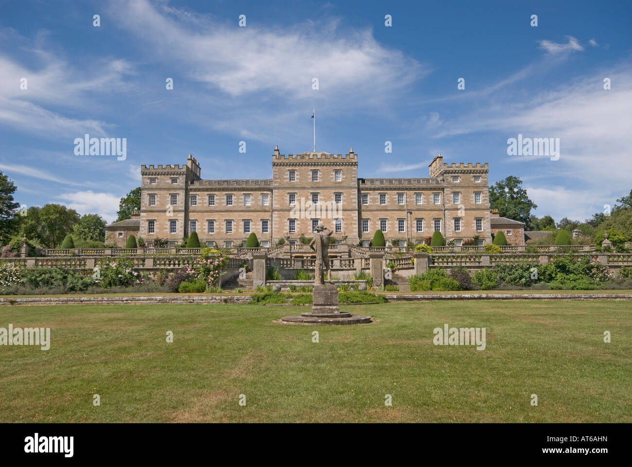 Mellerstain Haus nr grenzt Kelso Scottish Stockfoto