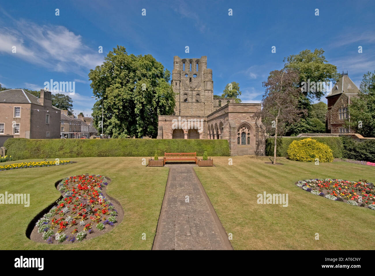Kelso Abbey Kelso Scottish grenzt Stockfoto