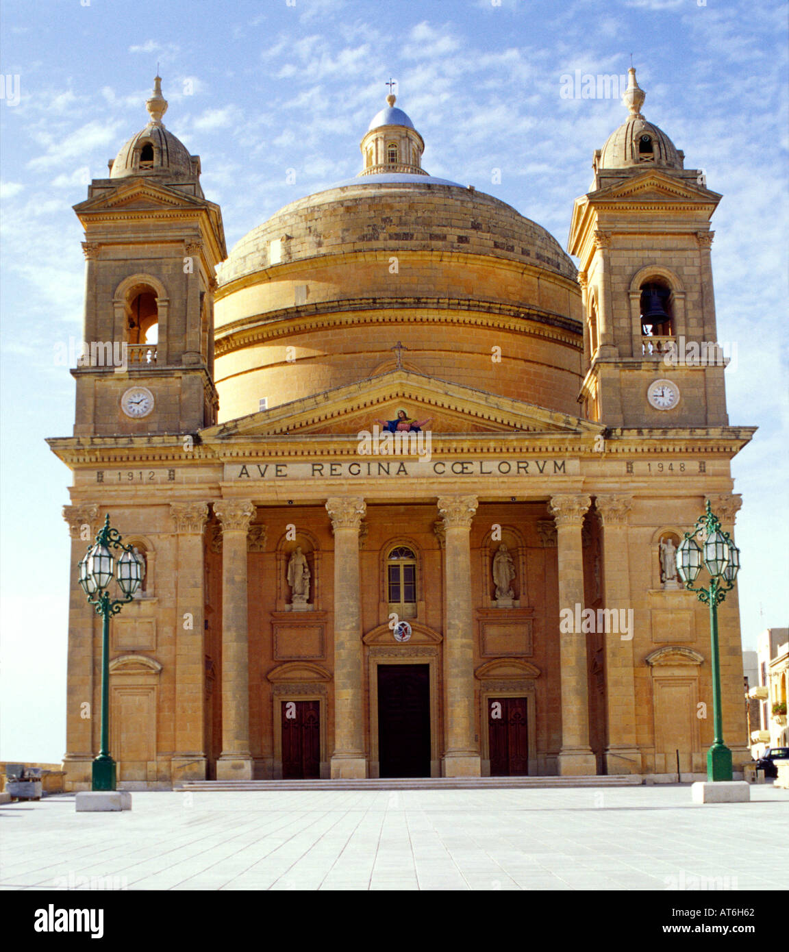 Malta-Kirche Stockfoto